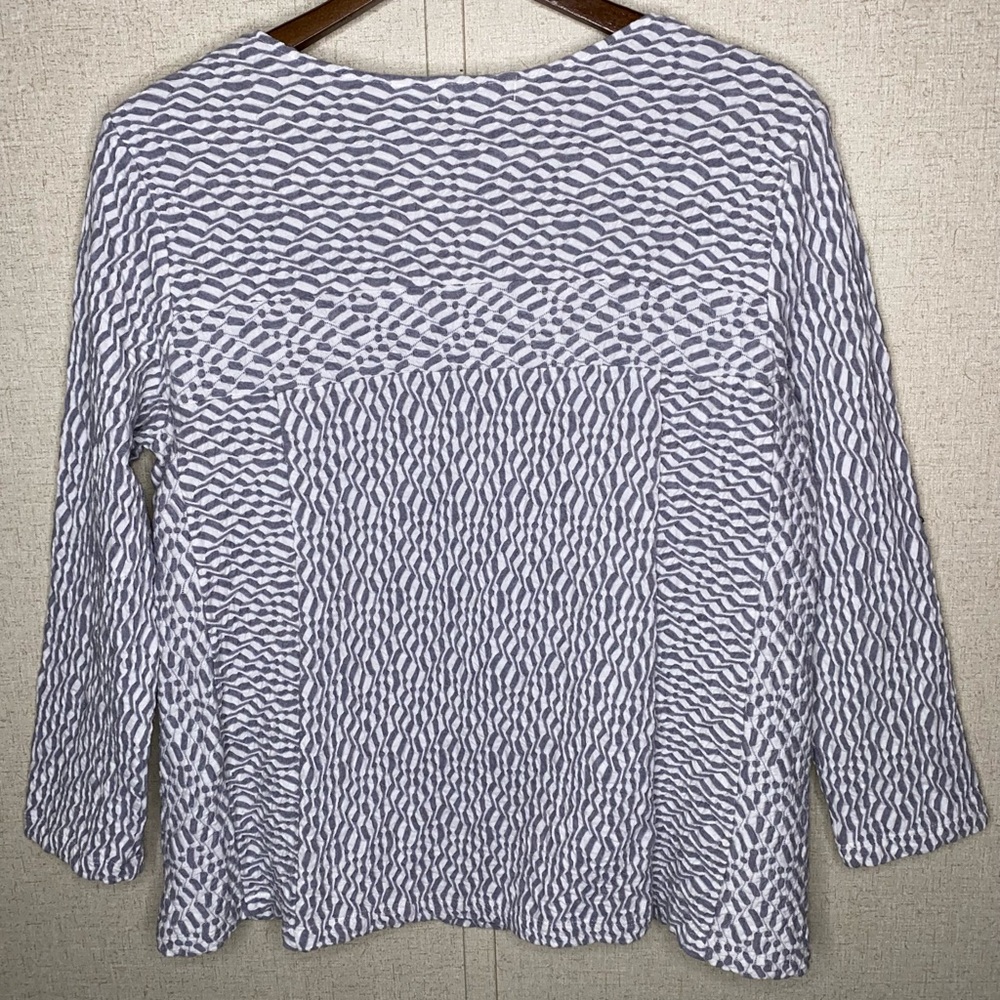 SOLD✨Habitat Size Small Stretchy 100% Cotton Lagenlook Top - Picture 3 of 7